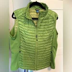 Eddie Bauer Light Green Quilted Women's Vest